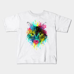 Spatter Cat Kids T-Shirt